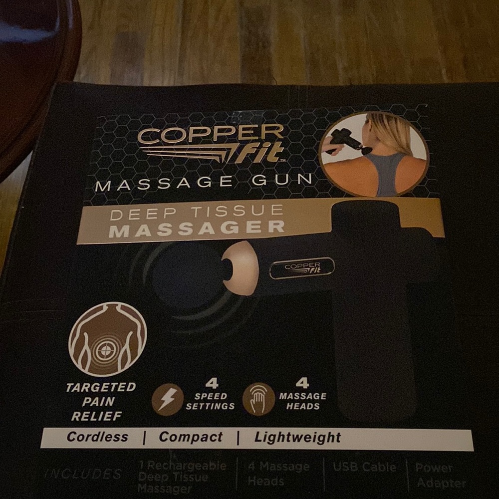 Copper fit massage gun
